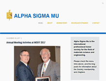 Tablet Screenshot of alphasigmamu.org